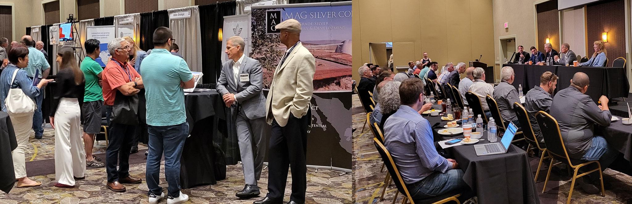 Exhibitor Hall and Panel at the 2022 StockPulse Silver Symposium